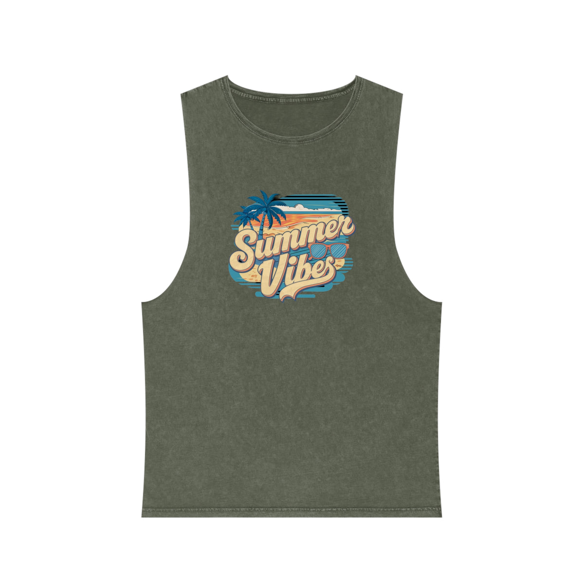 Unisex Stonewash Tank Top