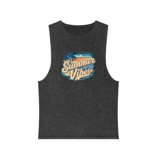 Unisex Stonewash Tank Top